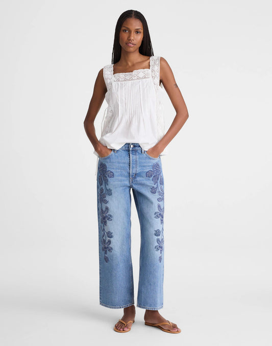 Low-Slung Baggy Crop Jean