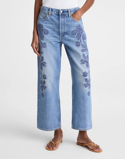 Low-Slung Baggy Crop Jean