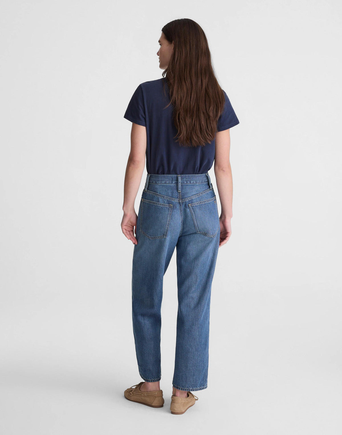 The Perfect Vintage Wide-Leg Crop Jean in Airy Denim