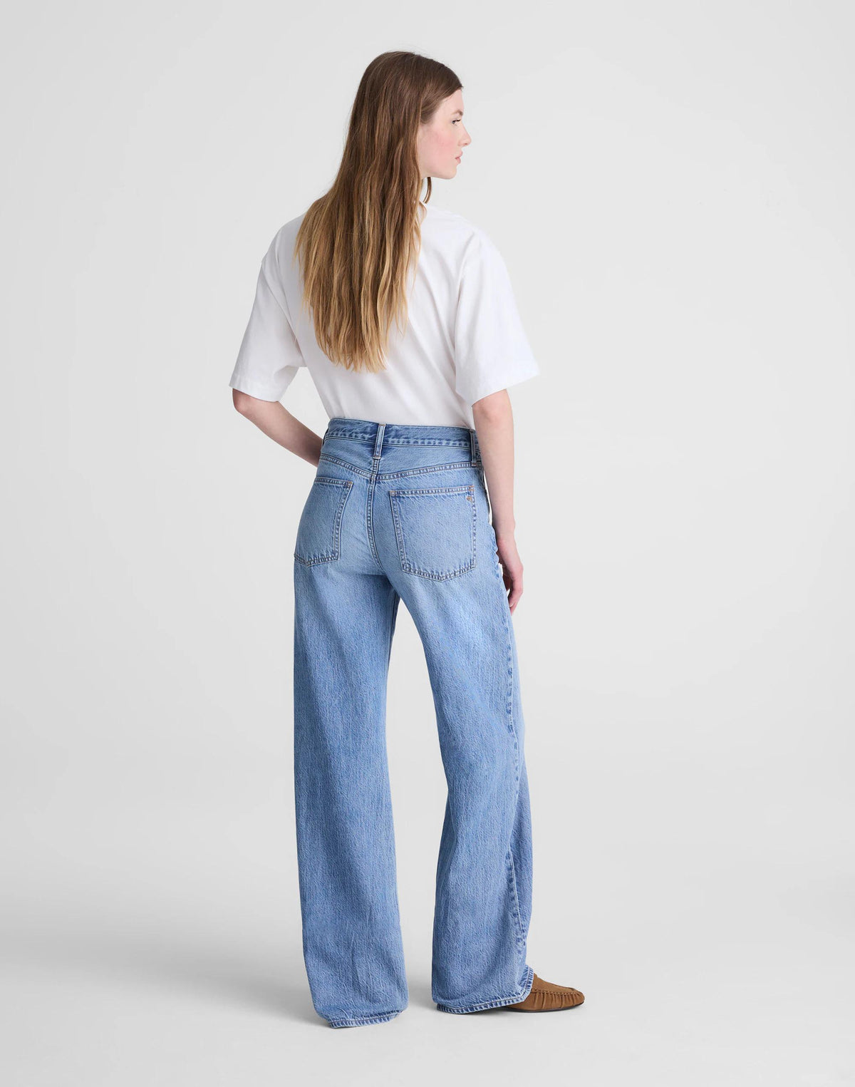 The Ultimate Wide-Leg Jean in Airy Denim