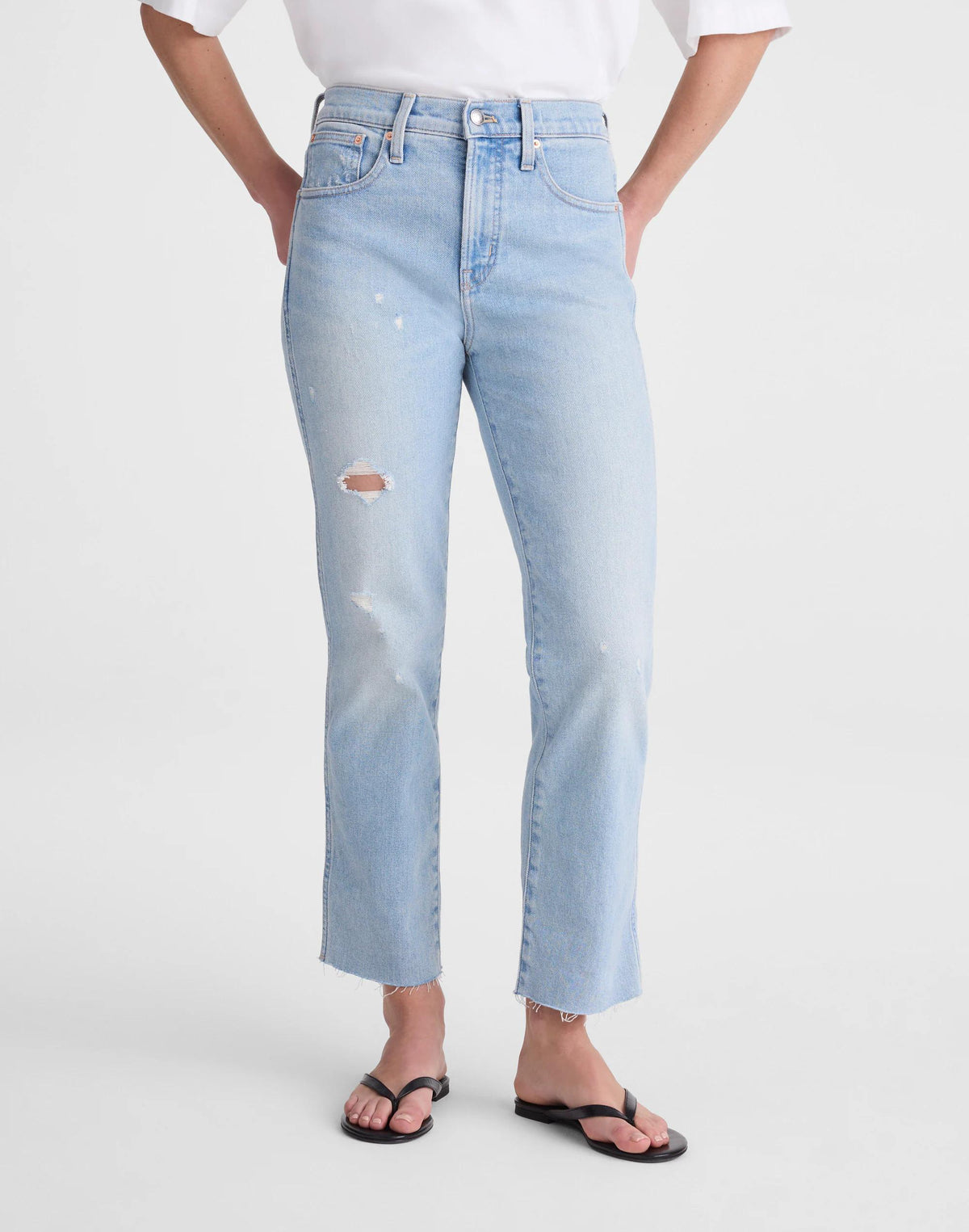 The Longline Straight Crop Jean