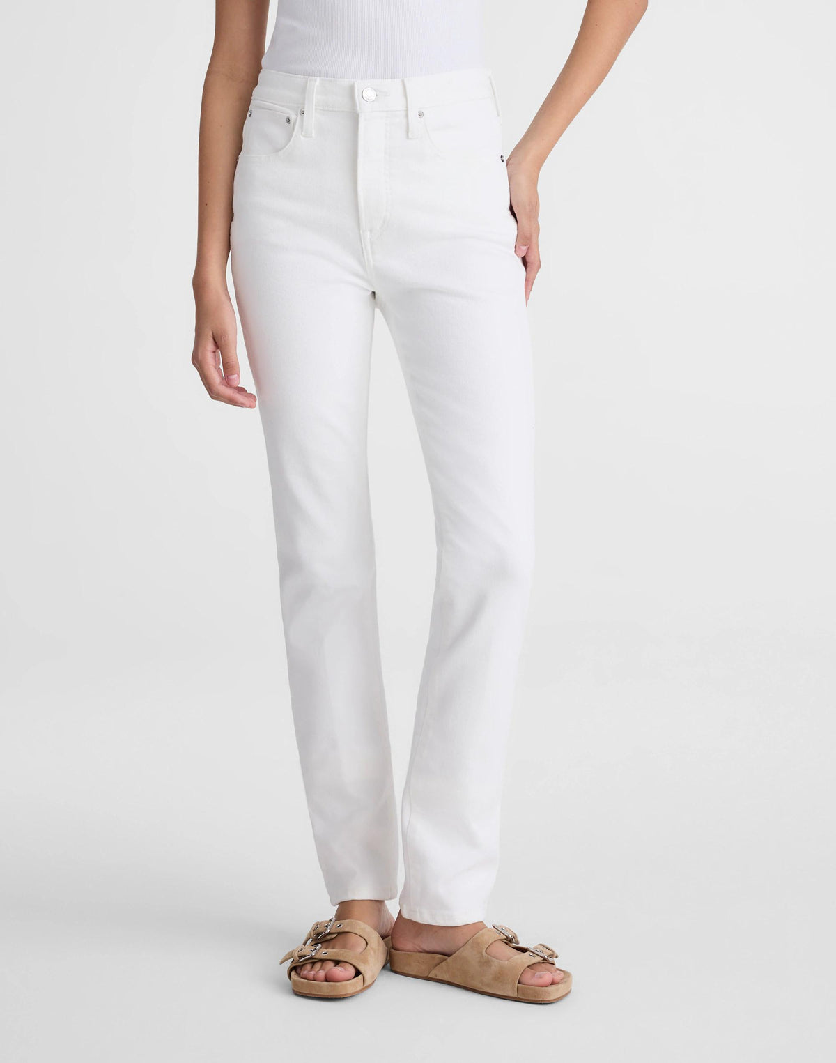The Pencil Jean in Super Stretch Denim
