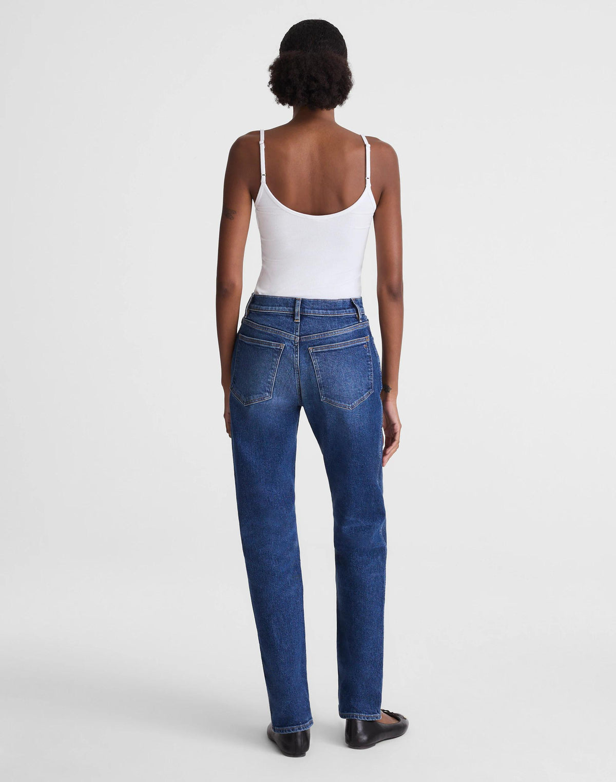 Circular Longline Straight Jean