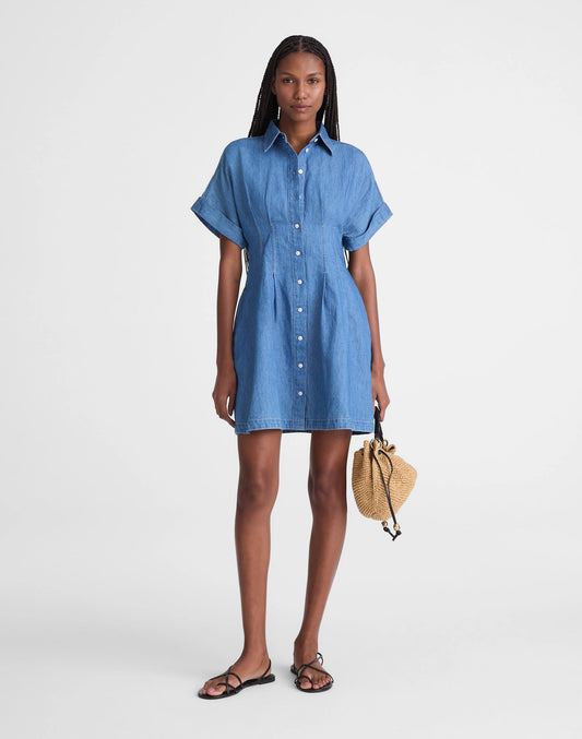 The Perry Denim Shirtdress