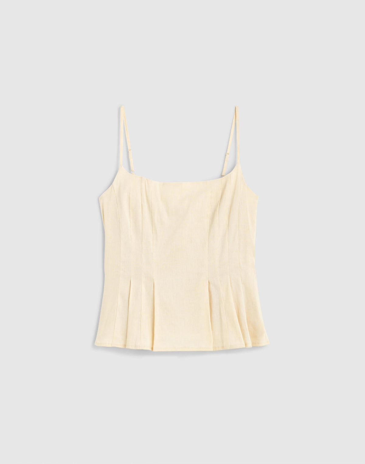 Darted Peplum Cami Top