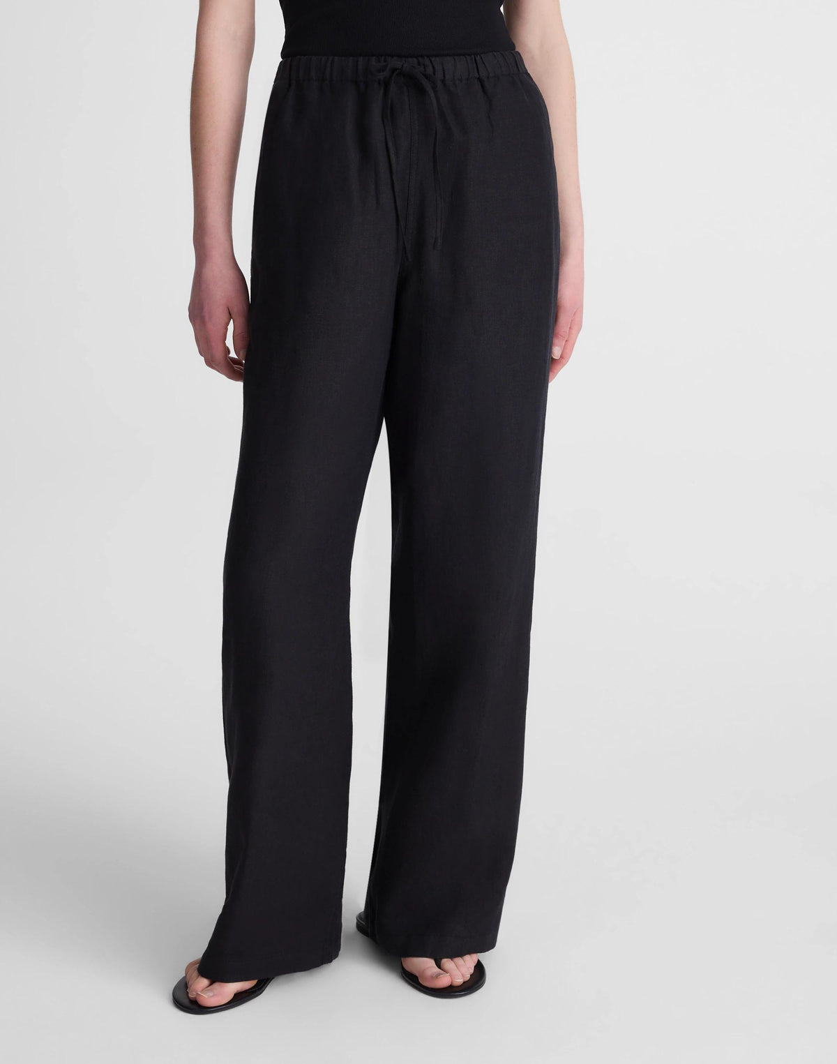 Pull-On Pants in 100% Linen