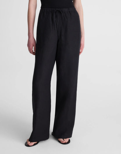 Pull-On Pants in 100% Linen