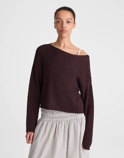 Boatneck Pullover Sweater