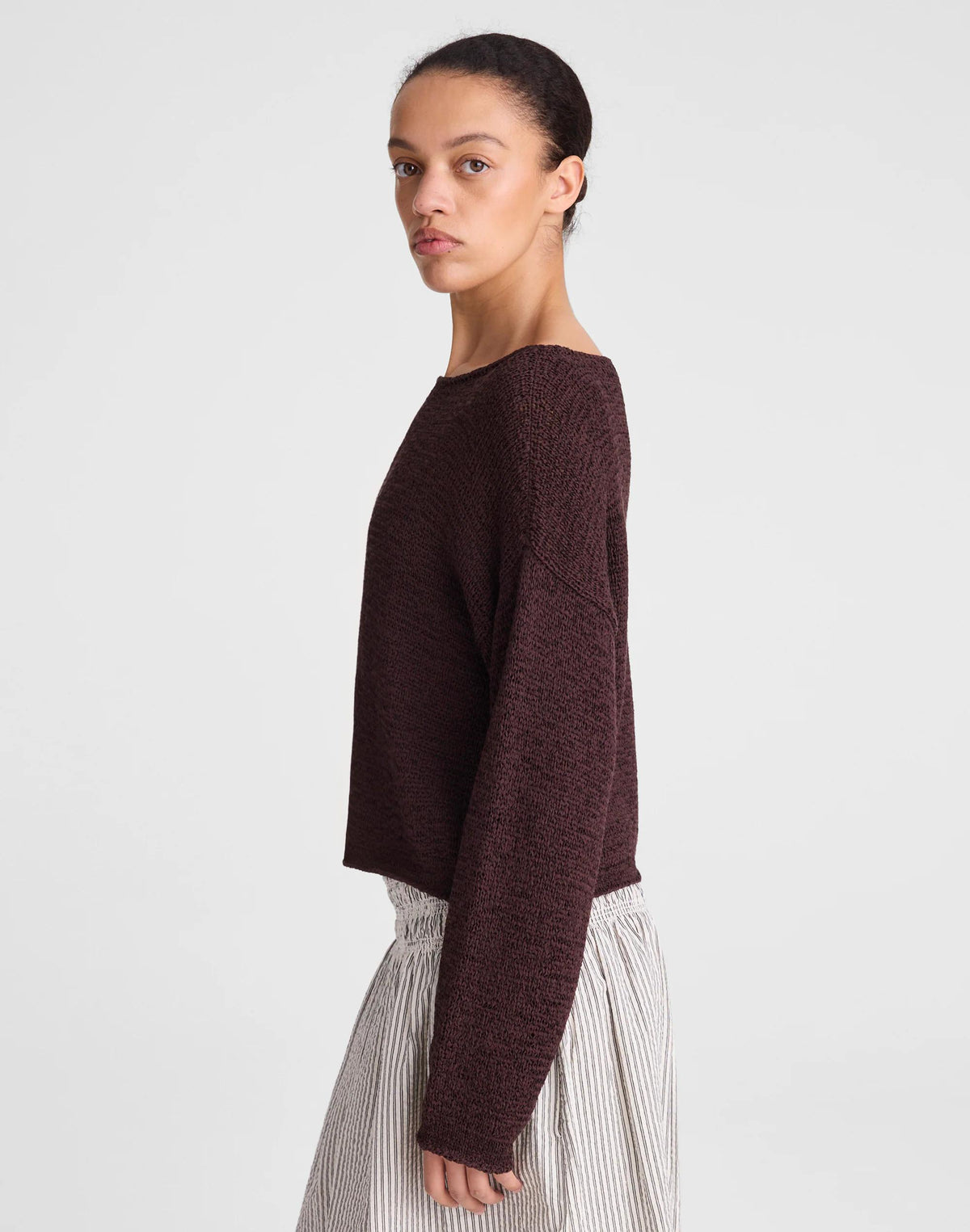 Boatneck Pullover Sweater