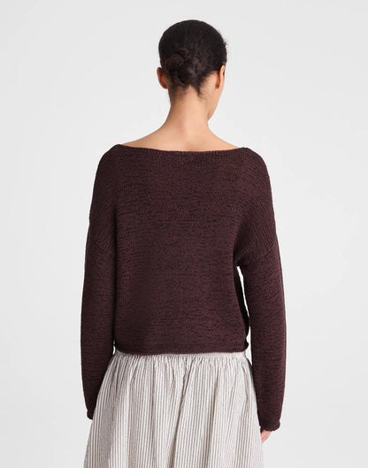Boatneck Pullover Sweater