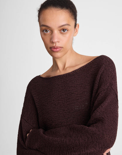 Boatneck Pullover Sweater