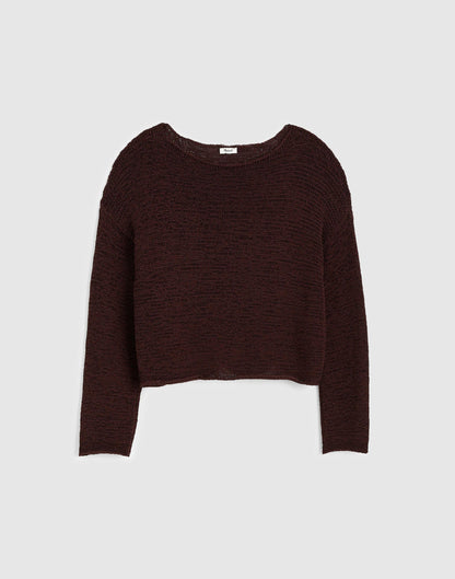 Boatneck Pullover Sweater