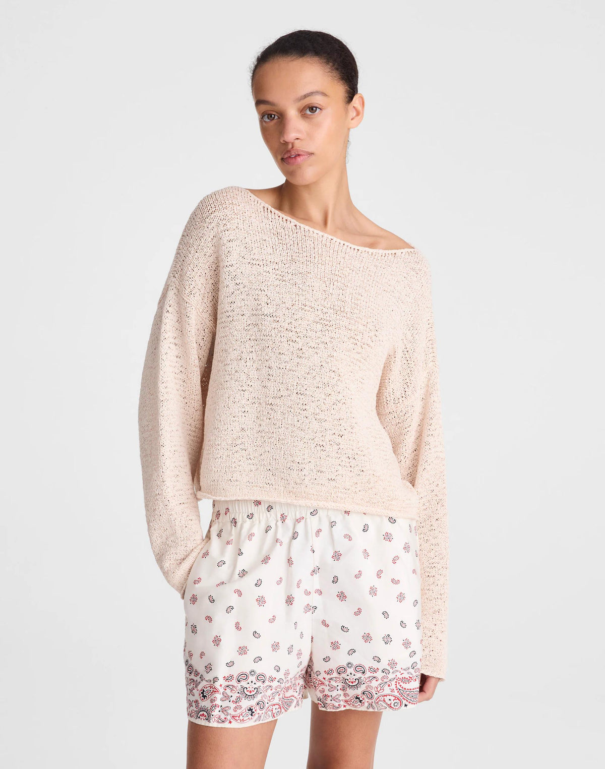 Boatneck Pullover Sweater