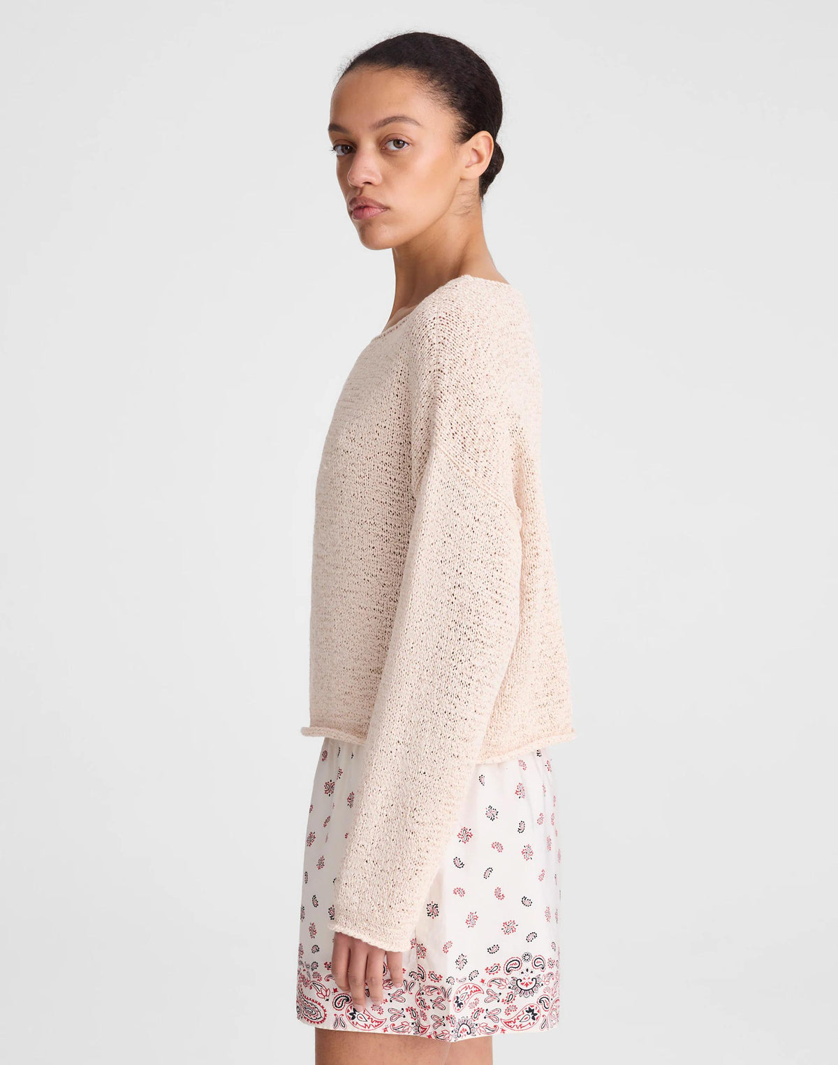 Boatneck Pullover Sweater