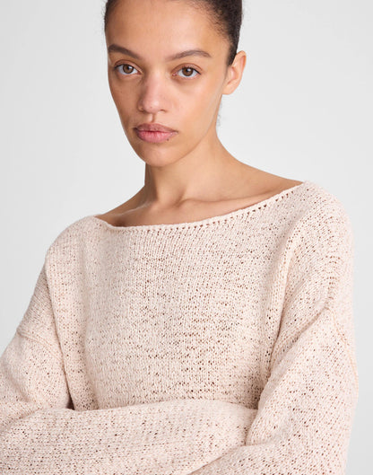 Boatneck Pullover Sweater