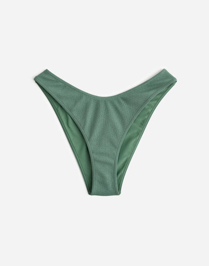 Zulu & Zephyr Eucalyptus Textured Bikini Bottom