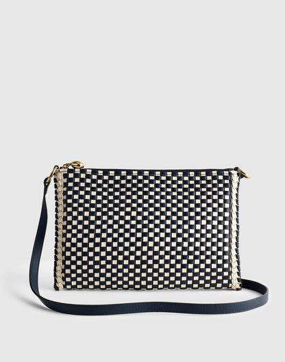 The Signature Woven Crossbody Pouch