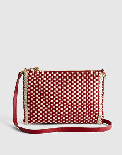 The Signature Woven Crossbody Pouch