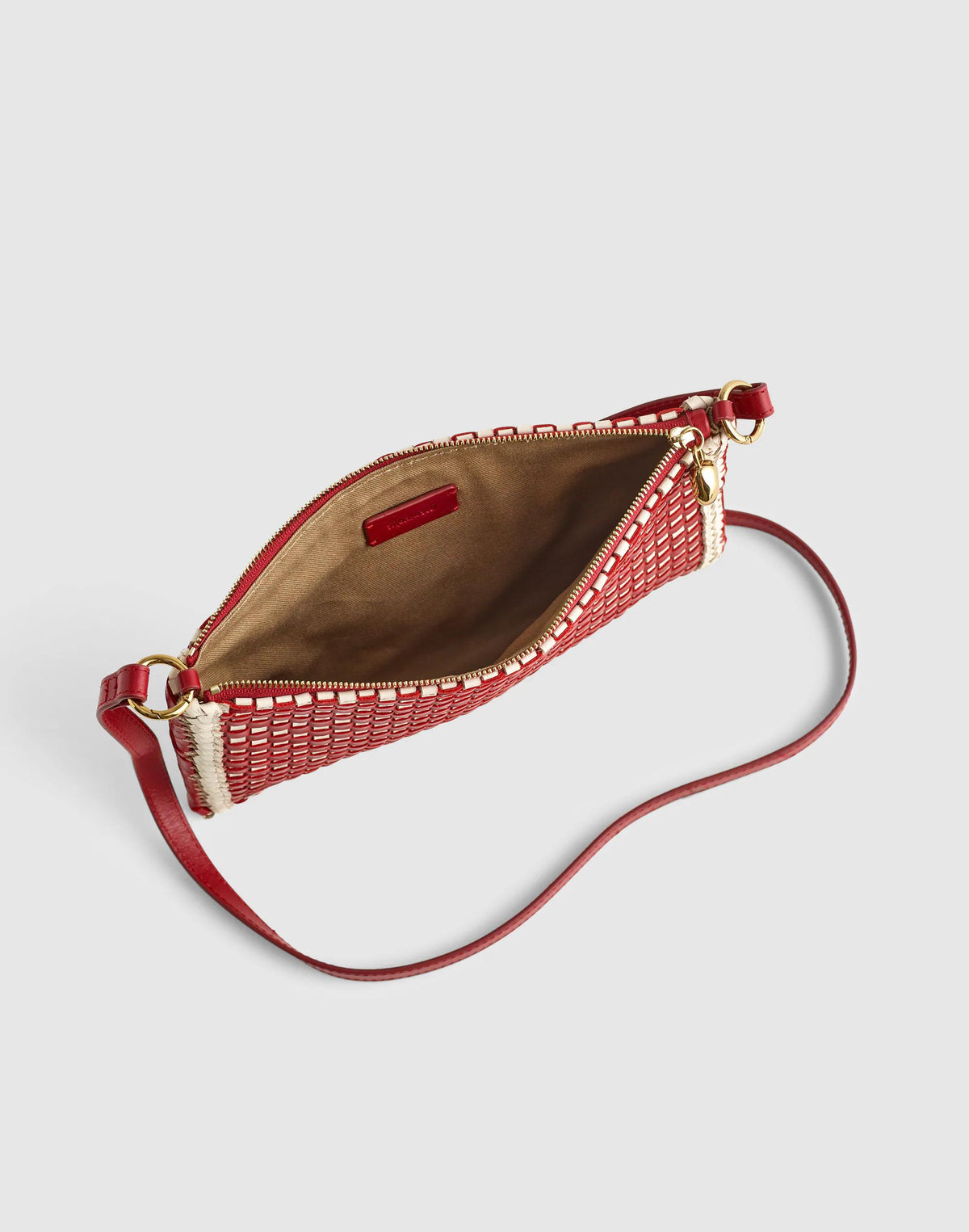 The Signature Woven Crossbody Pouch