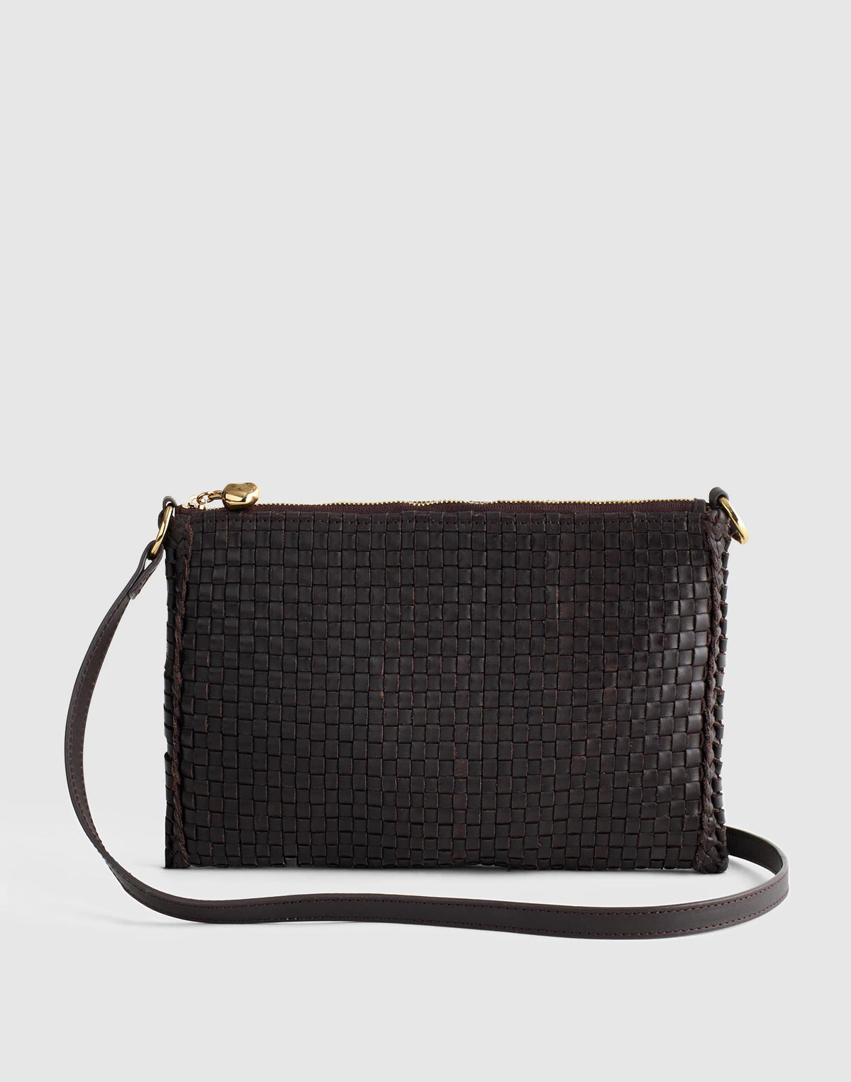 The Signature Woven Crossbody Pouch