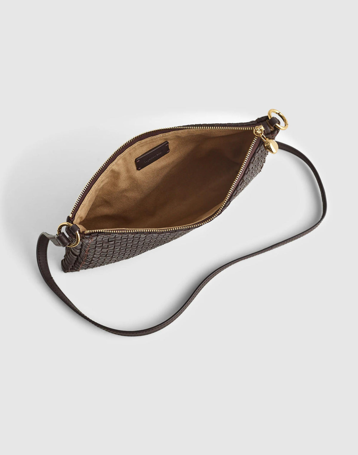 The Signature Woven Crossbody Pouch