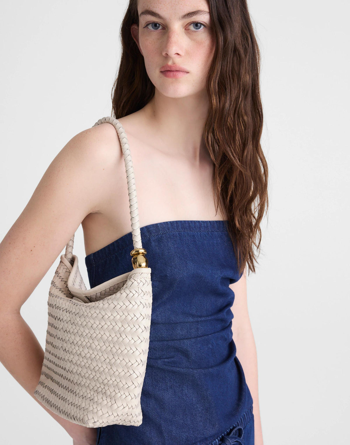 The Signature Woven Shoulder Bag