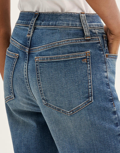 The Wide-Leg Jean in Super Stretch Denim