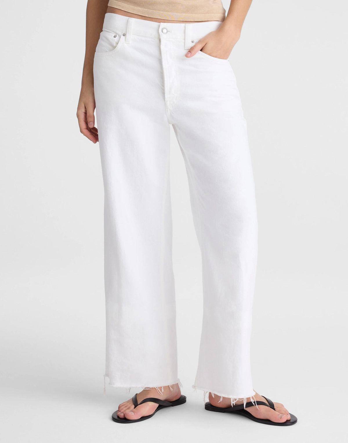 Low-Slung Baggy Crop Jean