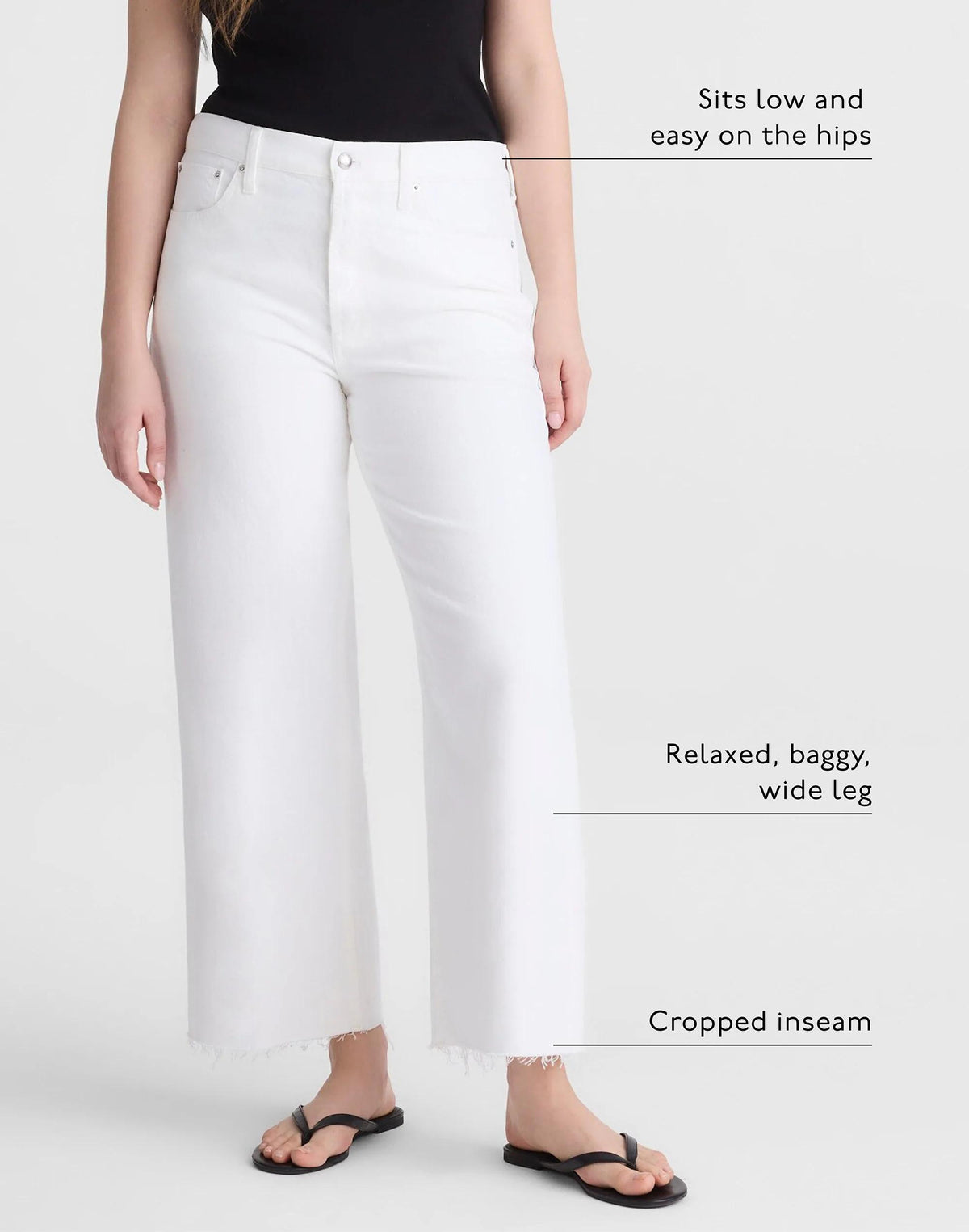 Low-Slung Baggy Crop Jean