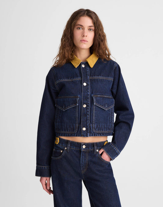 Madewell x Benjamin Talley Smith The Allerton Denim Jacket in Wells Wash