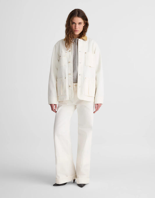 Madewell x Benjamin Talley Smith The Fairview Barn Jacket in Chalk Wash