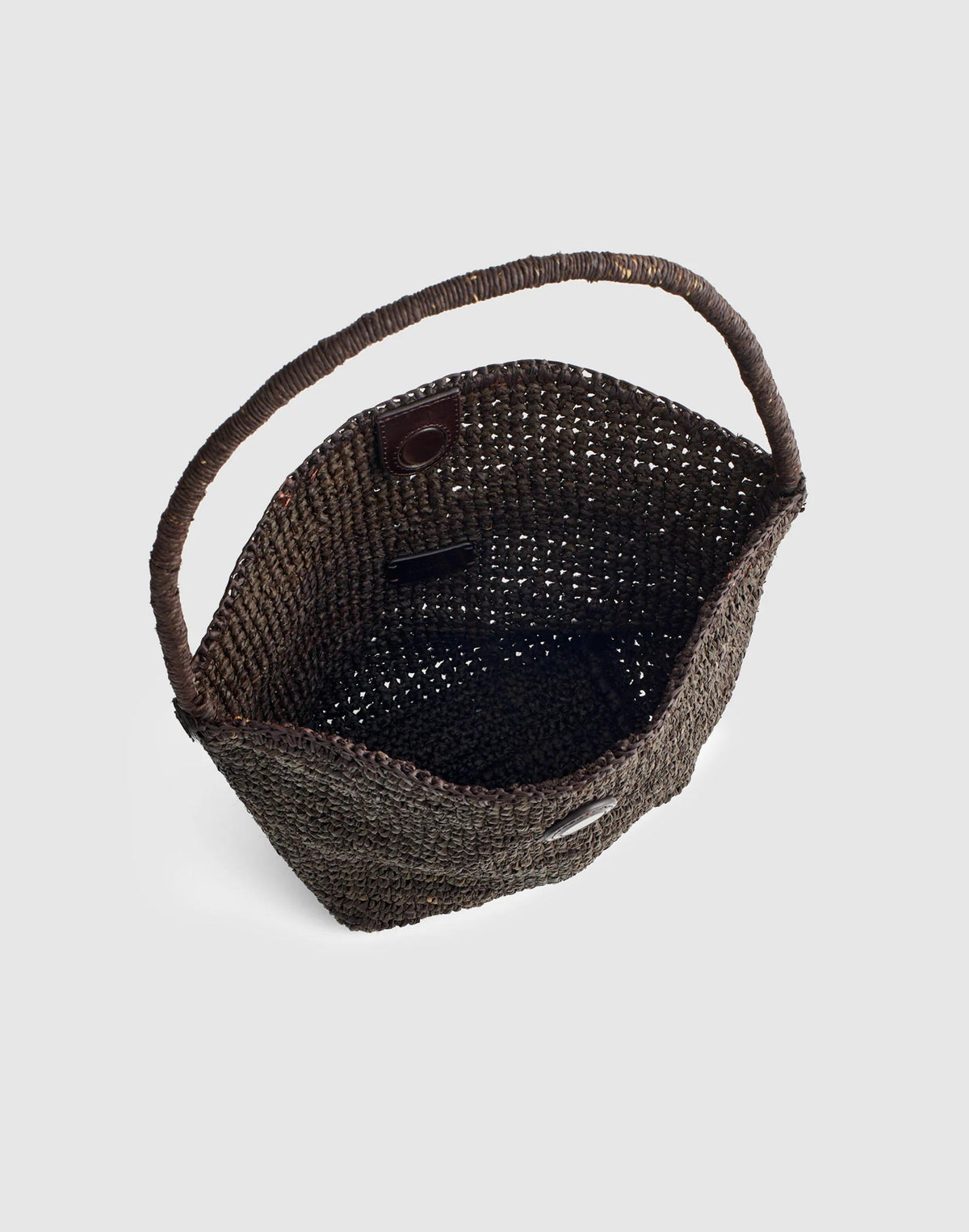 The Signature Woven Shoulder Bag in Raffia