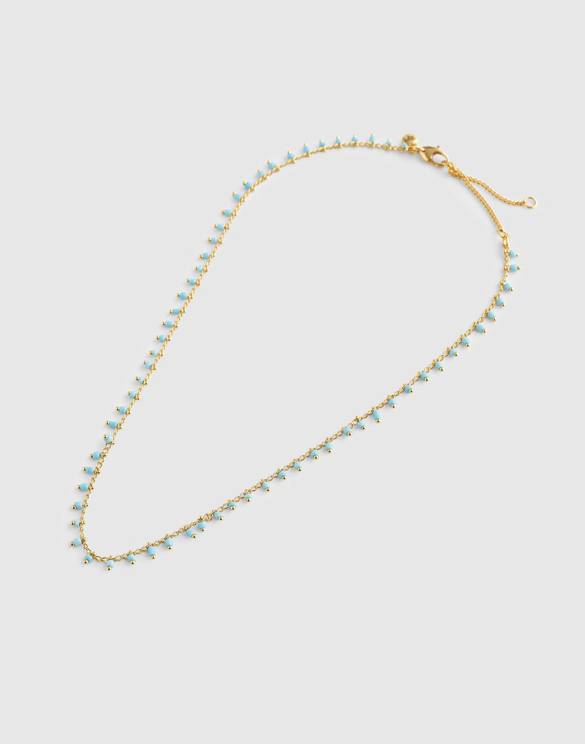 Enamel Chain Choker Necklace