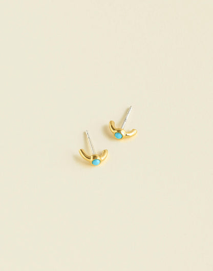Demi-Fine Illusion Stud Earrings