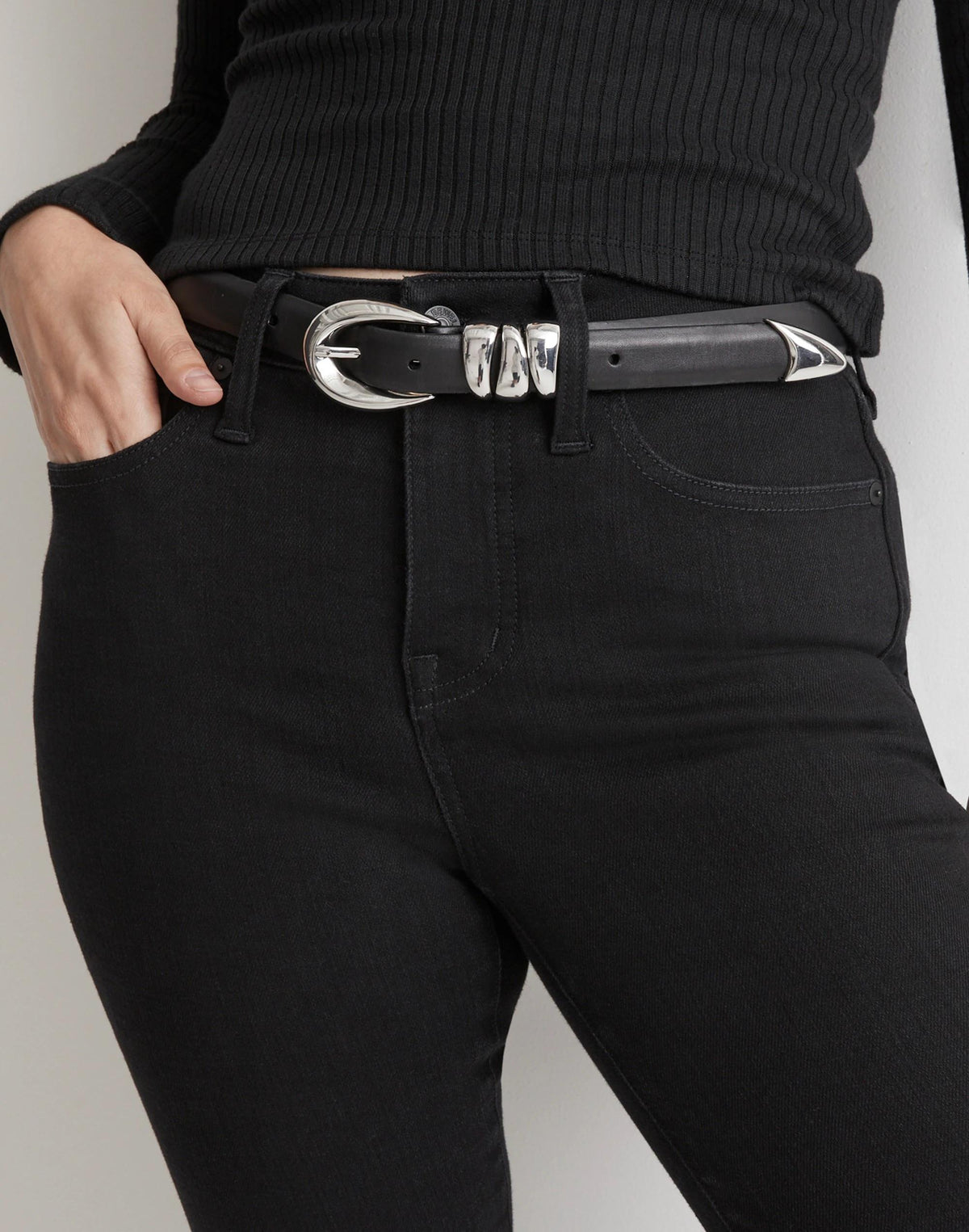 Triple Metal Keeper Belt