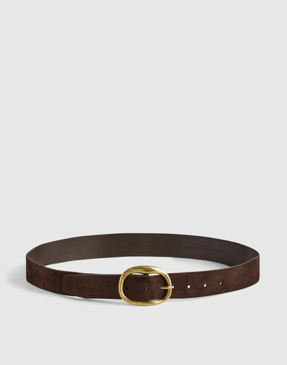 Oval-Buckle Belt