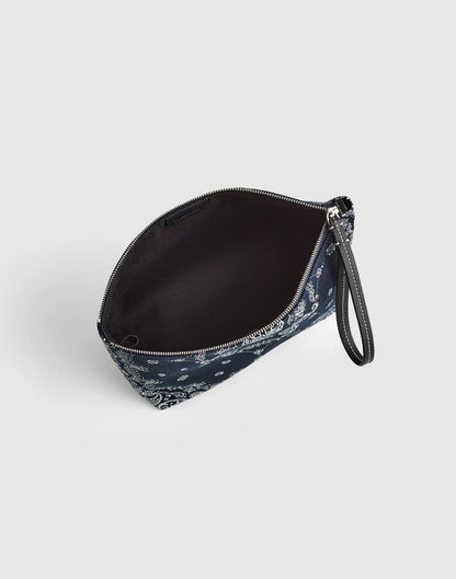 Bandana-Print Zip Pouch