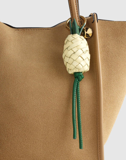 Woven Pineapple Bag Charm