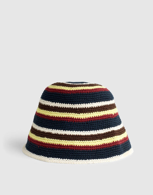 Crochet-Knit Bucket Hat