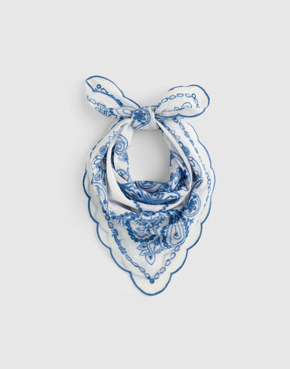 Organic Cotton Eyelet Bandana