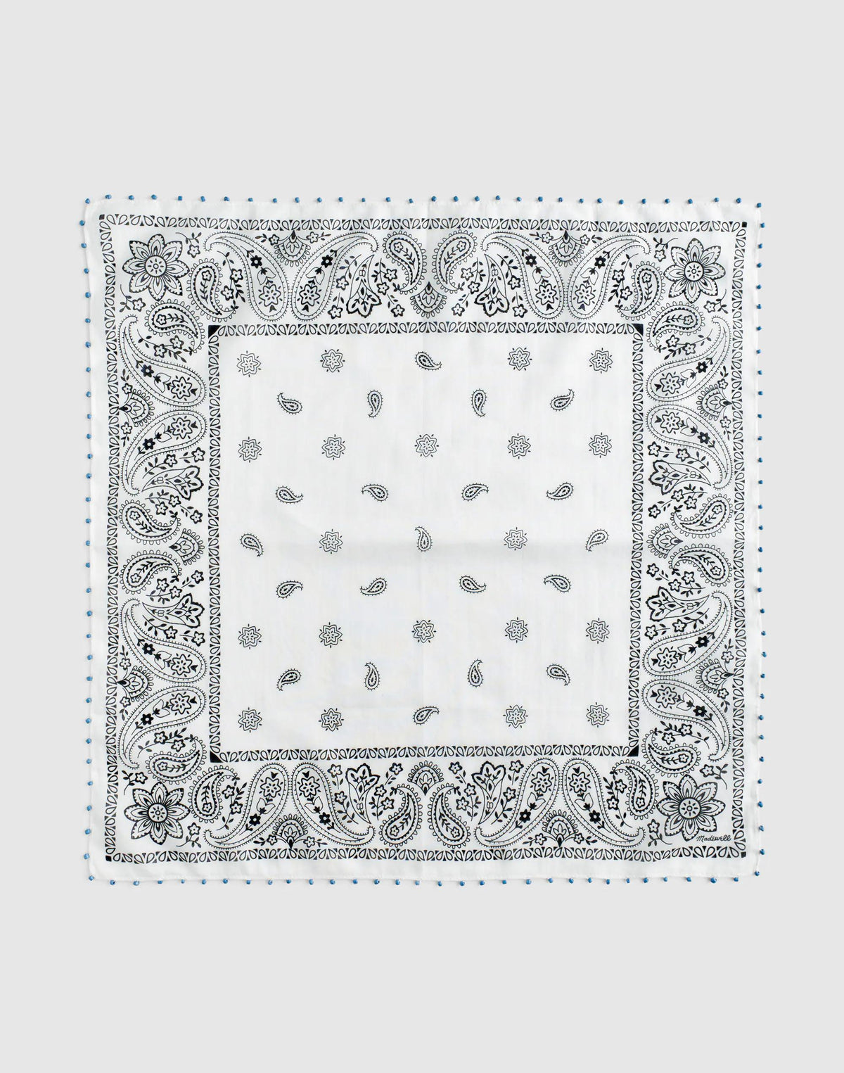 Beaded Bandana in Cotton Blend