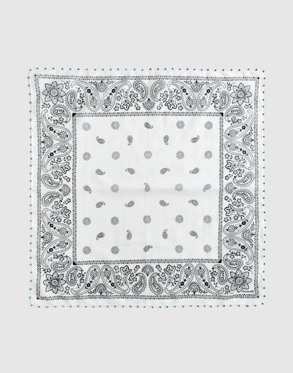 Beaded Bandana in Cotton Blend
