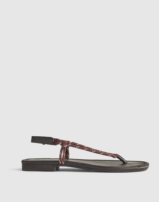 The Aliyah Thong Sandal in Paracord
