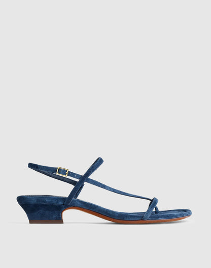 The Maycie Asymmetric T-Strap Sandal