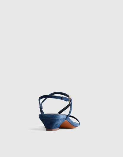 The Maycie Asymmetric T-Strap Sandal