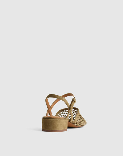 The Lola Ankle-Strap Heeled Sandal
