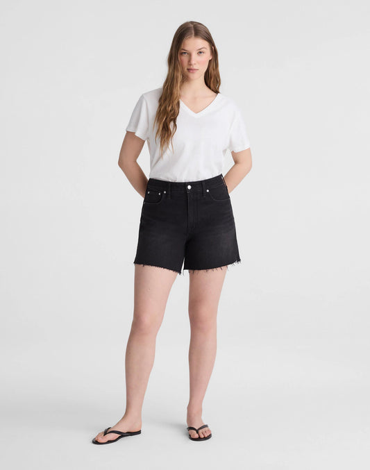 The Curvy Perfect Vintage Mid-Length Jean Short
