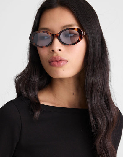 Russell Oval Sunglasses