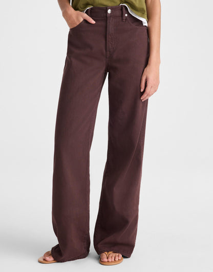 The Short Ultimate Wide-Leg Jean in Airy Denim