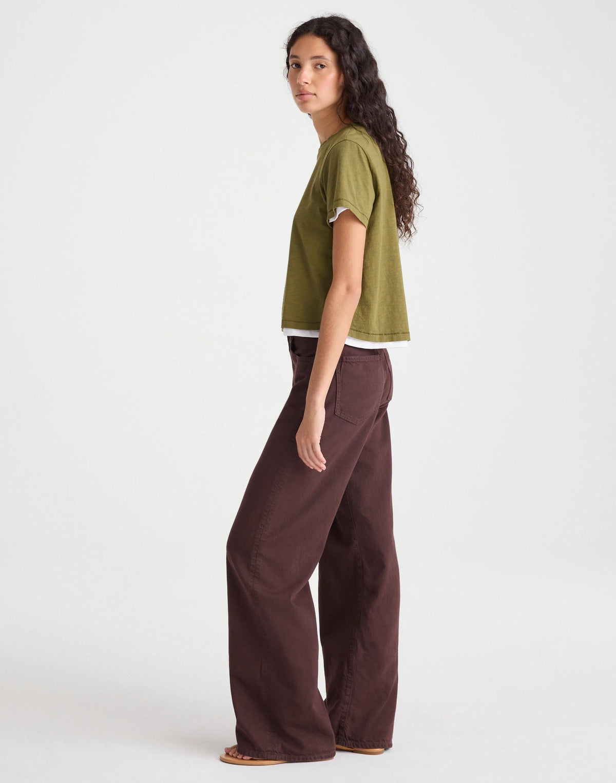 The Short Ultimate Wide-Leg Jean in Airy Denim